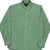 Tommy Hilfiger Checked Shirt - Medium Green Cotton