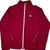 Adidas Windbreaker - Small Red Polyester