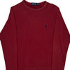 Ralph Lauren Sweatshirt - Small Burgundy Cotton