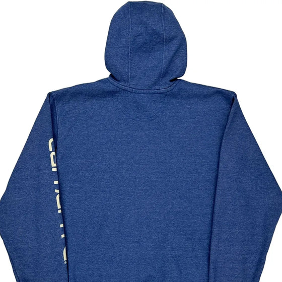 Carhartt Oversized Hoodie - Medium Blue Cotton Blend