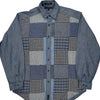 Tommy Hilfiger Checked Shirt - Medium Blue Cotton