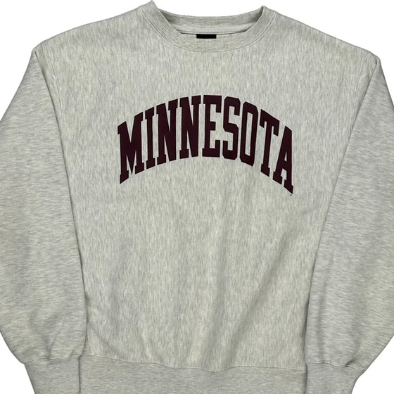 Minnesota Signature Sweatshirt - Medium Grey Cotton Blend