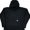 Carhartt Baggy Hoodie - Medium Black Cotton Blend