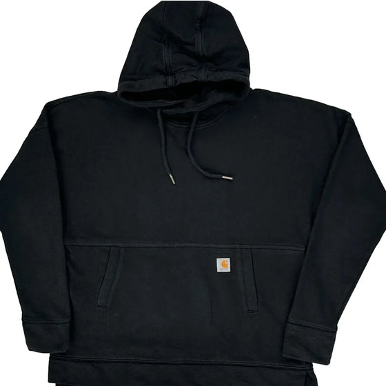 Carhartt Baggy Hoodie - Medium Black Cotton Blend