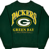 Green Bay Packers Nfl Graphic Sweatshirt - Small Green Cotton Blend