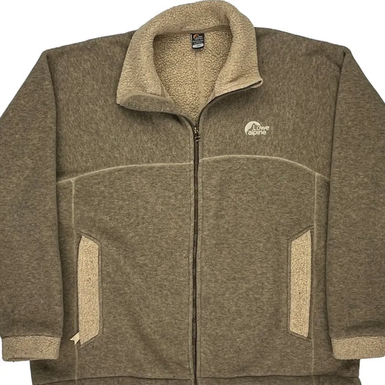 Made In Canada Lowe Alpine Fleece - Large Beige Polyester