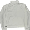 Puma 1/4 Zip - Large White Cotton Blend