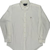 Ralph Lauren Collared Shirt - XL White Cotton