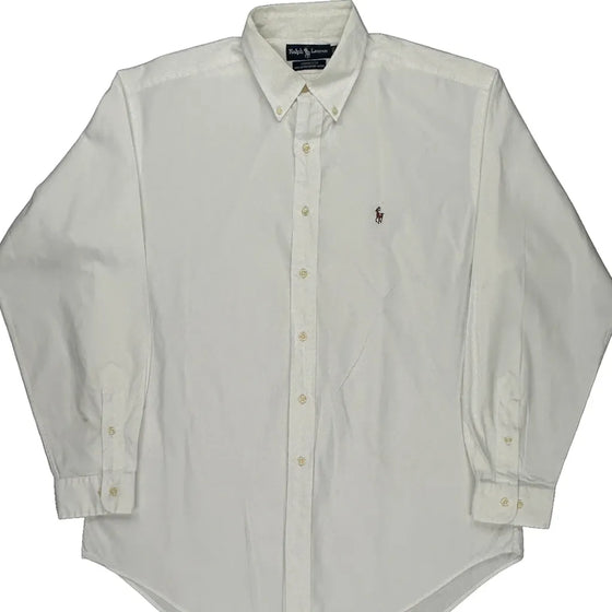 Ralph Lauren Collared Shirt - XL White Cotton