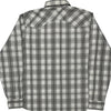 Levis Checked Shirt - Medium Grey Cotton Blend