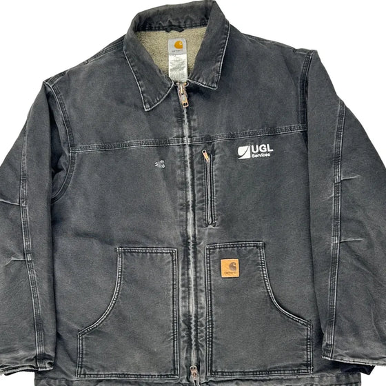 Ugl Services Carhartt Jacket - 2XL Black Cotton Blend