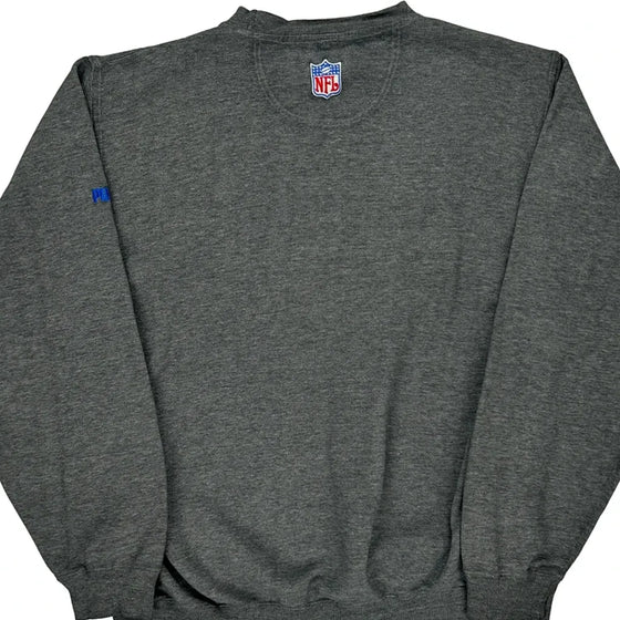 Colts Football Puma Graphic Sweatshirt - Large Grey Cotton Blend