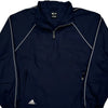 Adidas Windbreaker - Large Navy Polyester