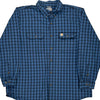 Carhartt Checked Shirt - 2XL Blue Cotton