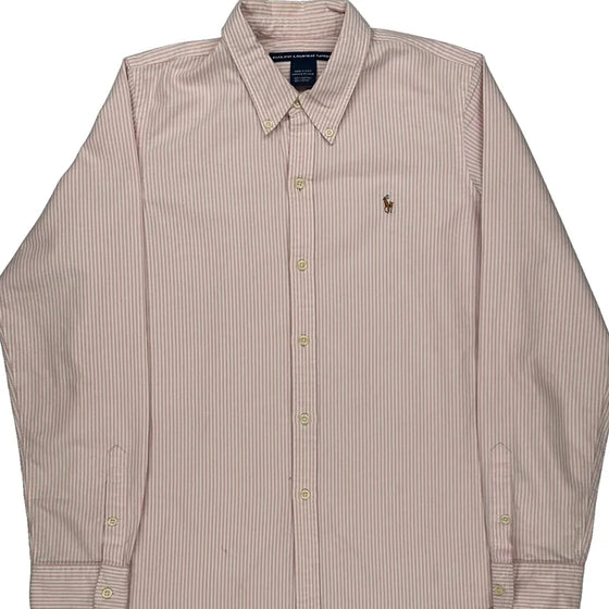 Ralph Lauren Striped Shirt - XL Pink Cotton