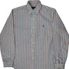 Ralph Lauren Striped Shirt - Medium Multicoloured Cotton