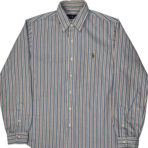 Ralph Lauren Striped Shirt - Medium Multicoloured Cotton