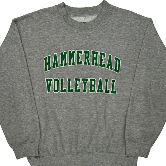 Hammerhead Volleyball Gildan Graphic Sweatshirt - Medium Grey Cotton Blend