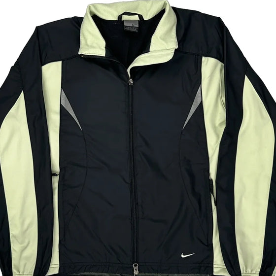 Nike Track Jacket - Large Black Polyester