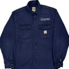 Mistras Carhartt Shirt - Medium Navy Cotton Blend