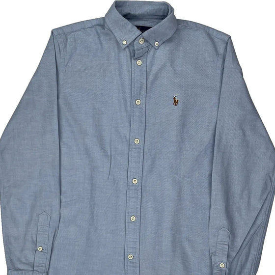 Ralph Lauren Slim Fit Shirt - Small Blue Cotton