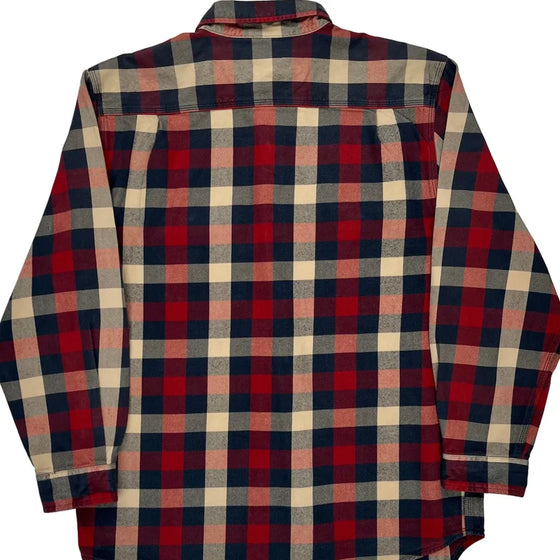 Carhartt Checked Flannel Shirt - Large Multicoloured Cotton