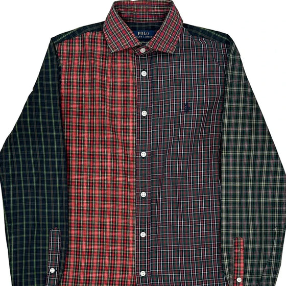 Custom Fit Ralph Lauren Checked Shirt - Small Multicoloured Cotton