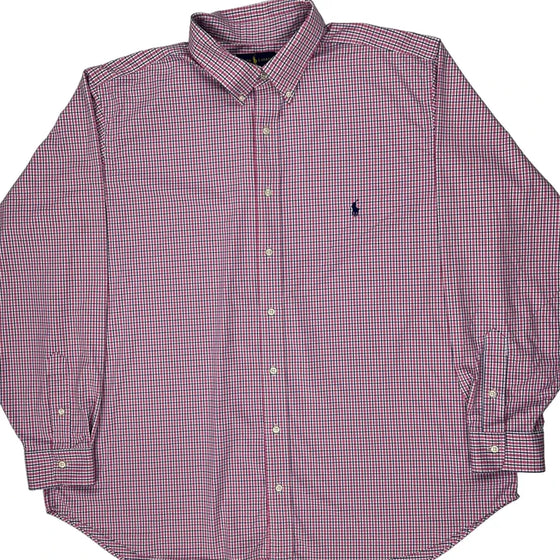 Performance Ralph Lauren Checked Shirt - 2XL Multicoloured Cotton