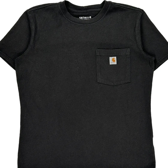 Carhartt T-Shirt - Medium Black Cotton