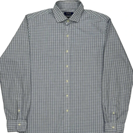 Ralph Lauren Checked Shirt - Large Blue Cotton