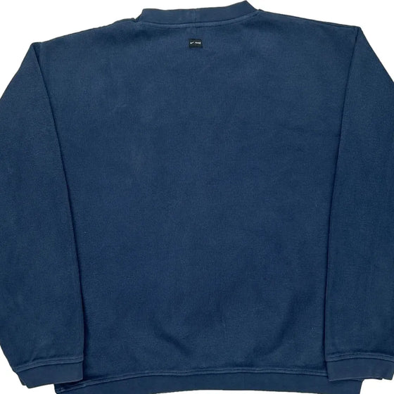 Nike Sweatshirt - Large Blue Cotton