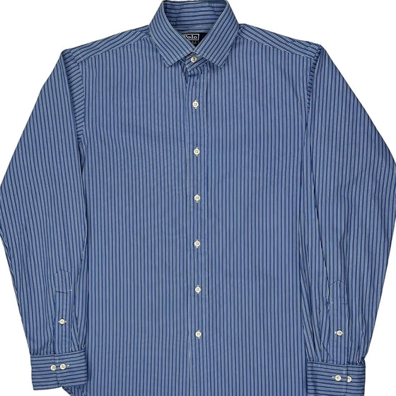 Regent Ralph Lauren Collared Shirt - Medium Blue Cotton