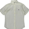 Ralph Lauren Fitted Shirt - Small White Cotton