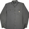 Carhartt Tall Shirt - XL Grey Cotton