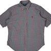 Ralph Lauren Checked Short Sleeve Shirt - Large Multicoloured Cotton