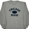 Chicago Bears Reebok Sweatshirt - Large Grey Cotton Blend