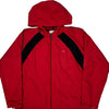 Reebok Windbreaker - Medium Red Polyester