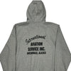 Aviation Service Inc. Carhartt Graphic Hoodie - 2XL Grey Cotton Blend