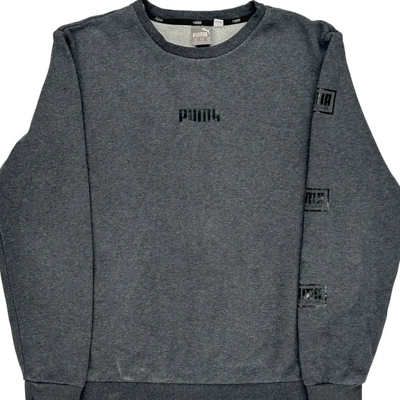 Sportswear Puma Graphic Sweatshirt - Medium Grey Cotton Blend