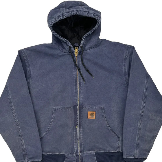 Workwear Carhartt Cropped Jacket - XL Blue Cotton