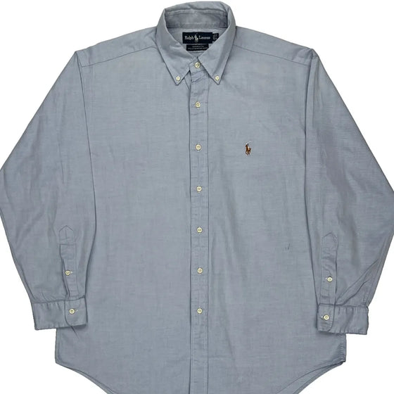 Ralph Lauren Collared Shirt - Large Blue Cotton