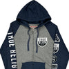 True Religion Graphic Hoodie - Small Grey Cotton Blend