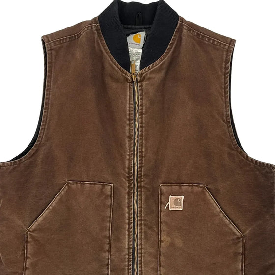 Carhartt Gilet - XL Brown Cotton