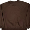 Nike Sweatshirt - XL Brown Cotton Blend