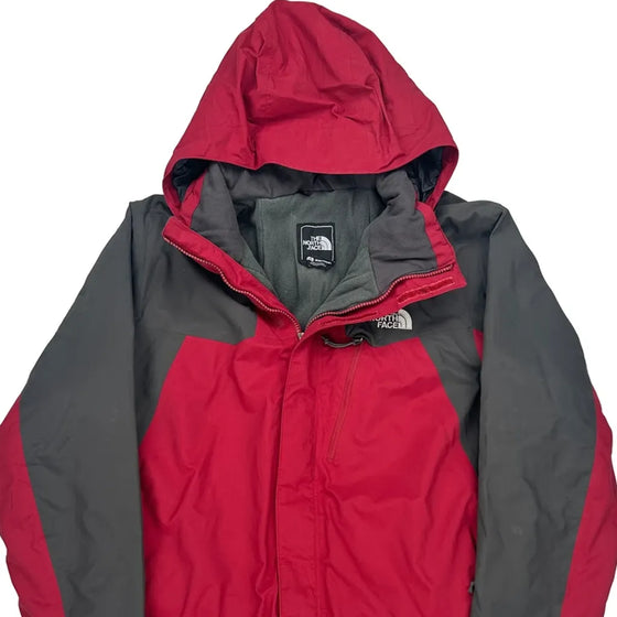 The North Face Waterproof Waterproof Jacket - Large Red Polyester