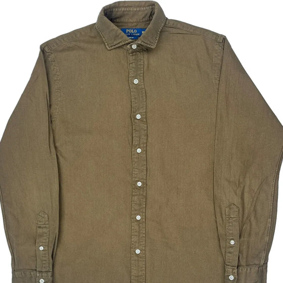 Ralph Lauren Slim Fit Shirt - Medium Brown Cotton