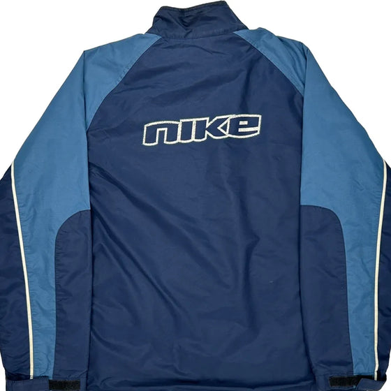 Nike Waterproof Windbreaker - Large Blue Polyester