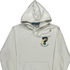 Around The World Guess Graphic Hoodie - Medium White Cotton Blend