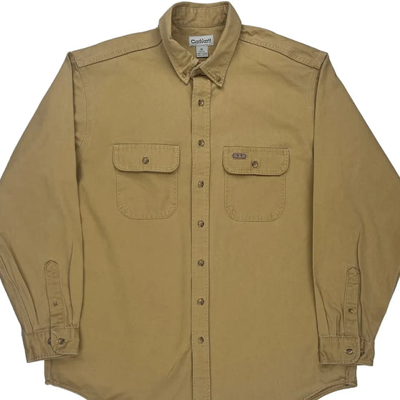 Carhartt Tall Shirt - XL Beige Cotton