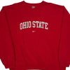 Ohio State Nike College Sweatshirt - 2XL Red Cotton Blend